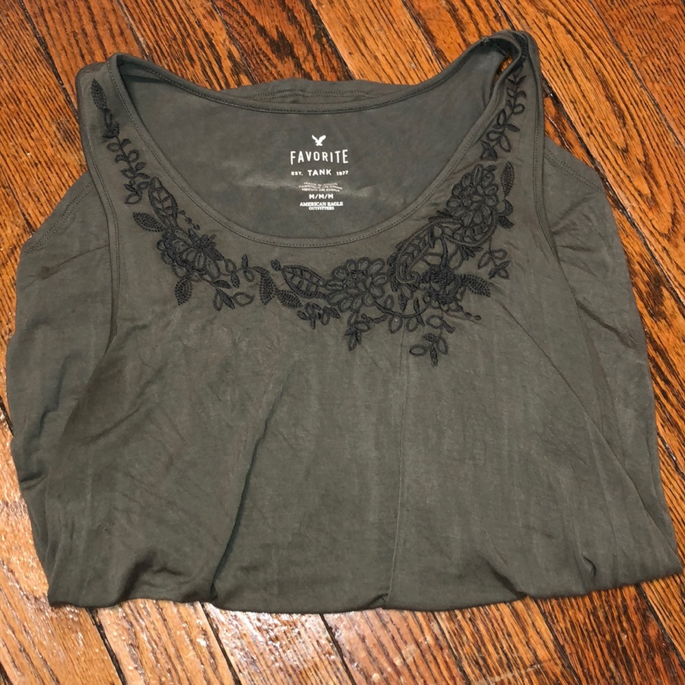 Embroidered Tank